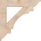Ekena Millwork Merced Traditional Smooth Bracket, Douglas Fir, 5 1/2"W x 36"D x 36"H BKT06X36X36MRC01SDF - alternate 3